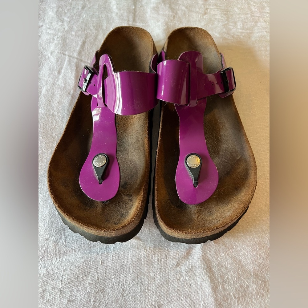 Birkenstock Betula Gizeh Birks-flor Woman’s 39/8. Thong sandals. Festival - Picture 2 of 7